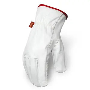 GOAT SKIN Driver Driving Gloves Leather Driving Gloves Men For Heavy Duty Work