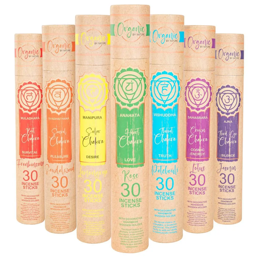 CHAKRA INCENSE STICKS: THROAT CHAKRA (PATCHOULI) Scented
