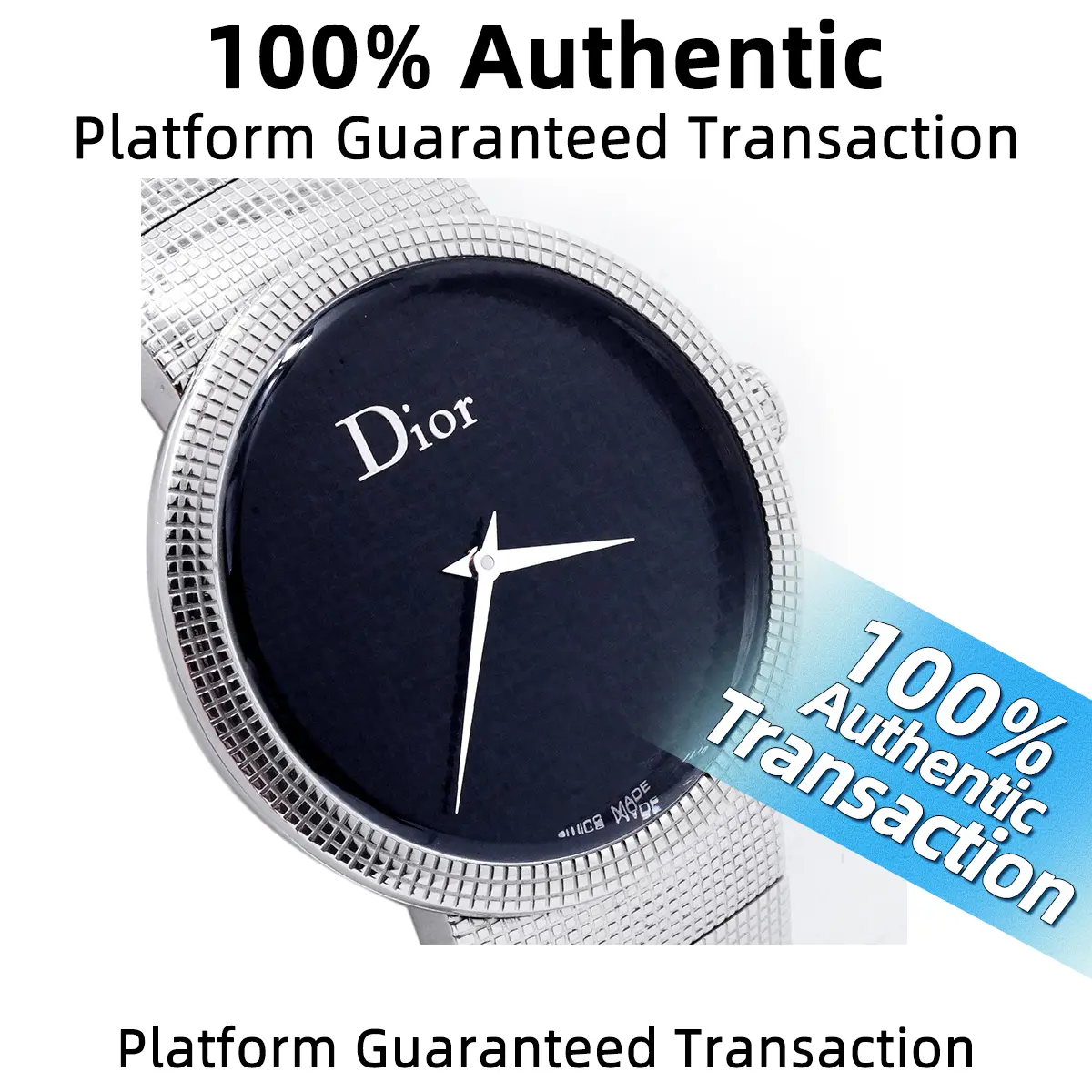 Dior Chiffre Rouge 33mm Quartz Stainless Steel Black Dial Women’s Watch/WHT030530