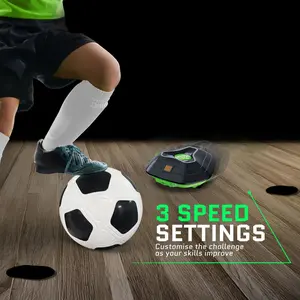 Ultimate Indoor Soccer Game Robot with Scoreboard and Speed Mode, Soccer Training Toy, Stress Relief Ball, Family Interactive Sports Toy, Skill Trainer Ball