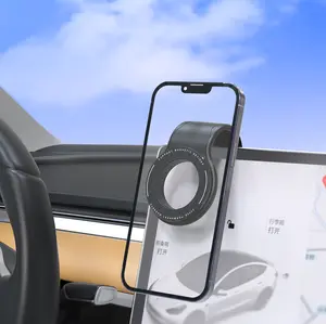 SUPEREVER Durable Car Magnetic Phone Holder with Flexible Bendable Aluminum Alloy Arm for iPhone 15 14 13 12 Pro Max Mini Secure Mounting & Easy Handling