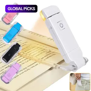 1pc Portable Bookmark Light, USB Rechargeable LED Reading Light, Clip-on Reading Light, Bed Reading Eye Protective Light, Night Light #GLOBAL PICKS