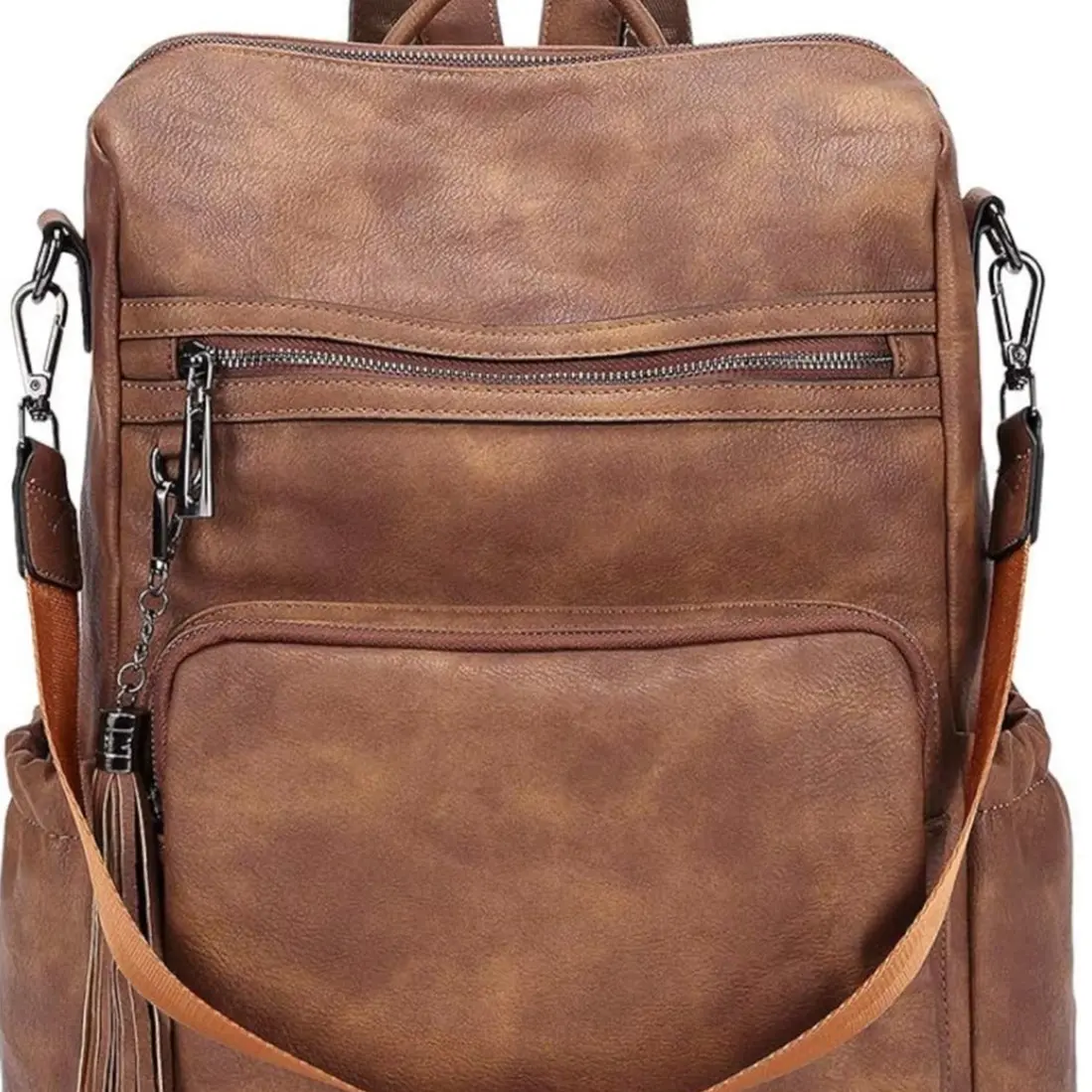 Leather Backpack Purse for Women Designer Ladies Large Travel Convertible Shoulder Bag