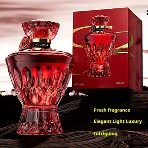 Women's Perfume. Top Notes: Black Currant Fruit Honey; Middle Notes: May Rose, Jasmine; Base Notes: Cedar, Vanilla. Passionate Floral - Fruity Scent. Ideal for Daily & Dates. Perfect Gift for Valentine’s, Halloween, Christmas & New Year