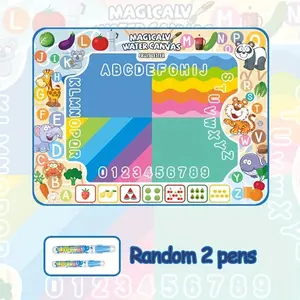 Reusable Magic Doodle Pad Water Canvas, Art Painting Toy for Kids 3-8 Years, Best Holiday Gift, Portable Creative Toy, School Supplies