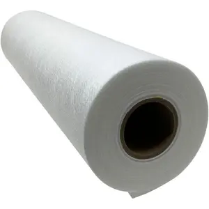 No Show Mesh Machine Embroidery Stabilizer 15" x 25 Yard - Invisible Mesh Cut Away Stabilizer Medium Weight - White
