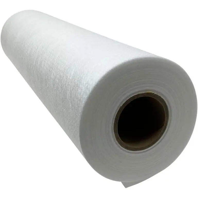 No Show Mesh Machine Embroidery Stabilizer 15" x 25 Yard - Invisible Mesh Cut Away Stabilizer Medium Weight - White