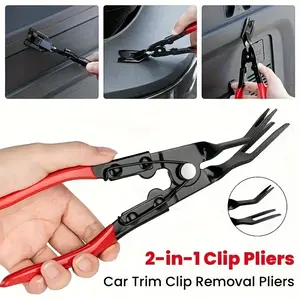 Car Clip Clamp Tool Set, Pliers for Door Panels, Interior Trim Removal, Dashboard Fastener Remover, Plastic Rivet Puncher, Car Accessories