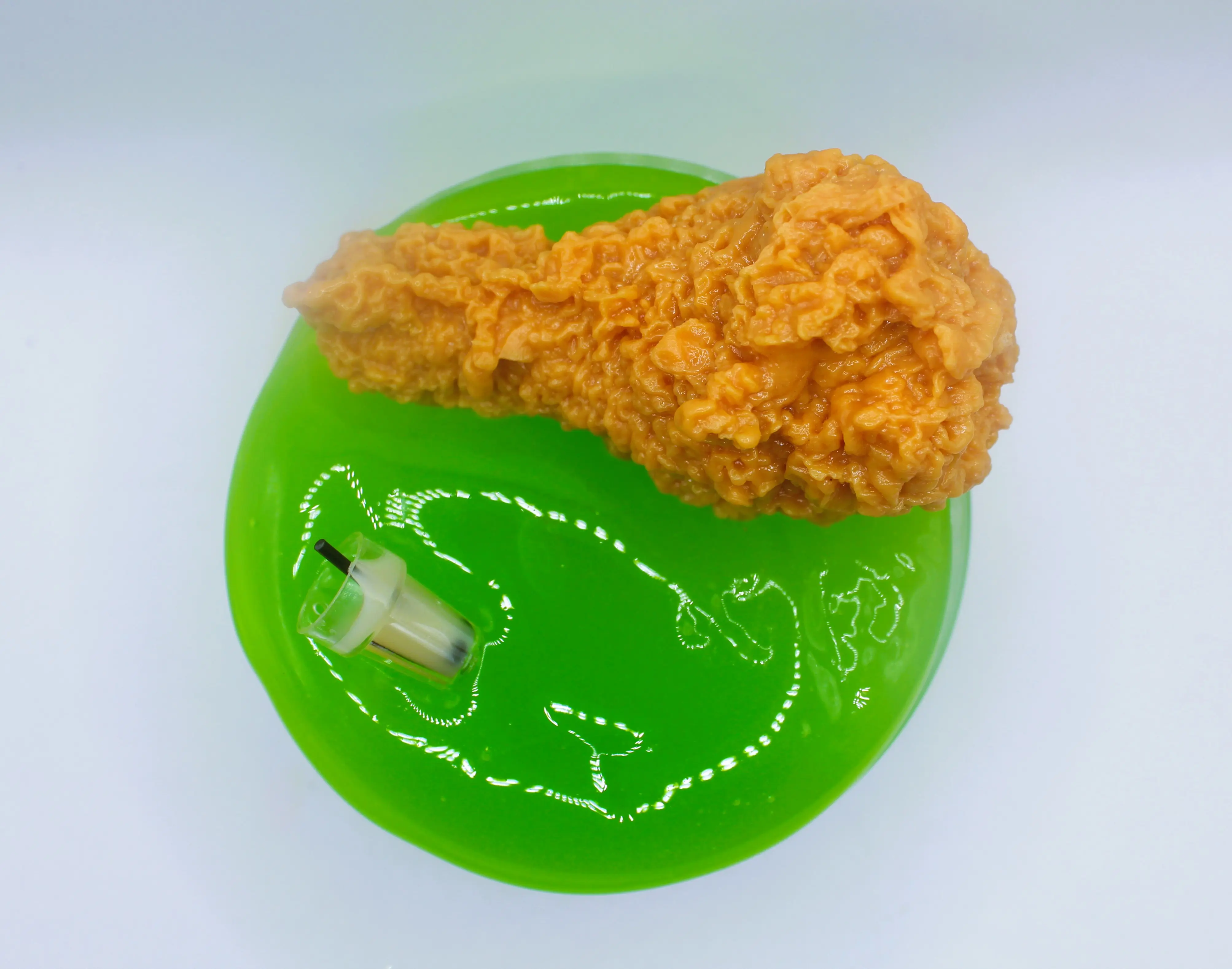 Gnarly Slime ~ Katseye Inspired Slime ~ Clear Green Slime ~ Good Vibes ...