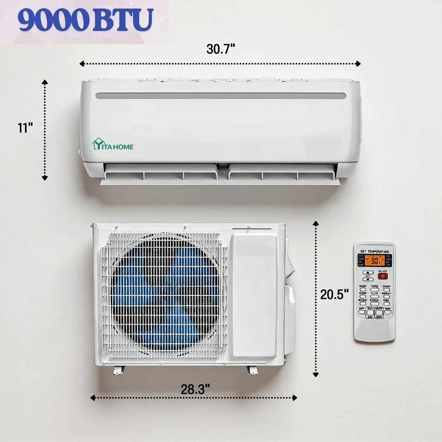 9000 BTU 115V / 19 SEER2 -- WiFi