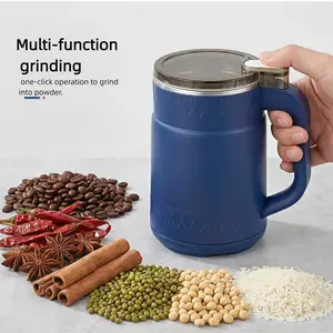Powerful Electric Grinder |Electric Multi-Function Grinder | High-Efficiency Stainless Steel Blades for Coffee Beans, Rice, Beans, and Seasonings
