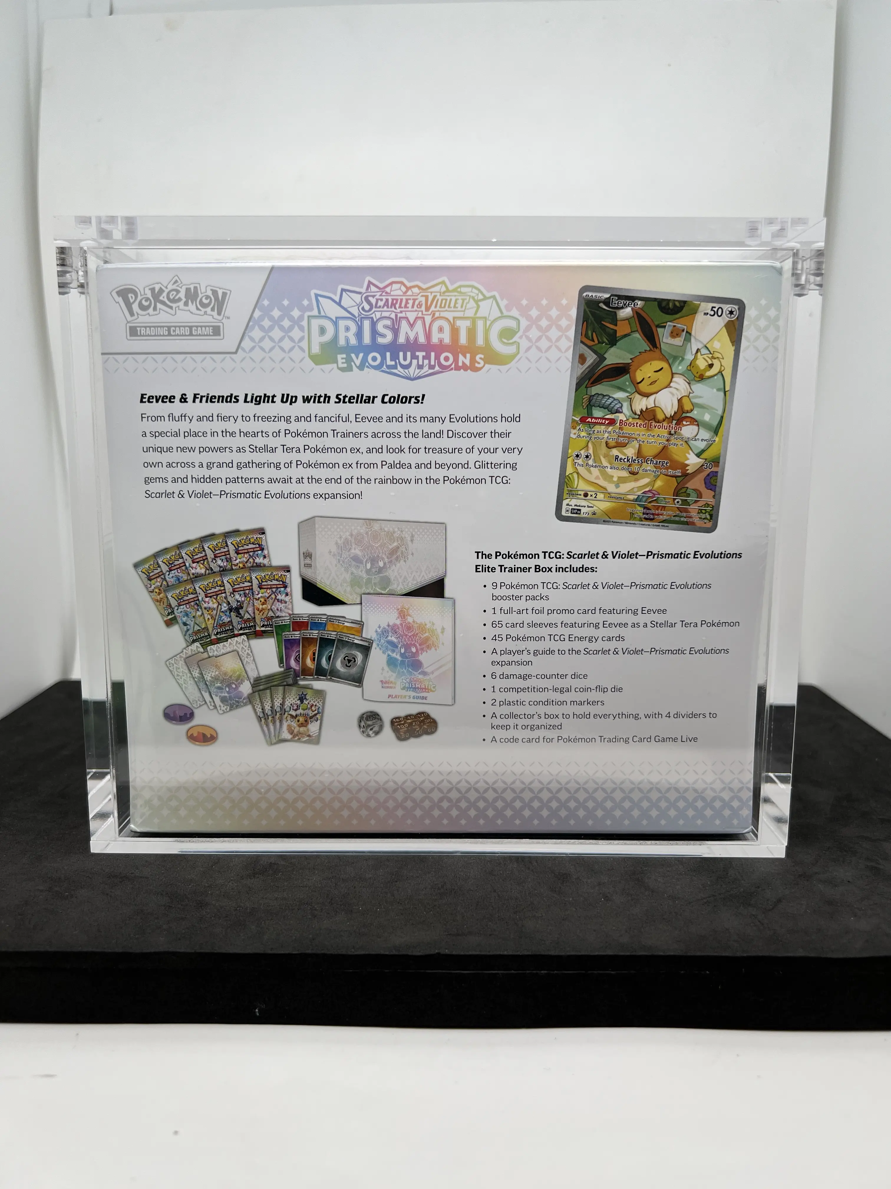CASEMON Pokemon Card Acrylic ELITE TRAINER BOX ETB Hard Display Case Magnet  Lid (Display Case only) - TikTok Shop