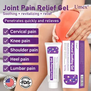 Umex Joint Relief Cooling Gel Cream | Infused with Menthol & Frankincense | Soothes Discomfort in Knees, Back, Neck & Shoulders | Deep Relief, Moisturizing Care & Refreshing Comfort