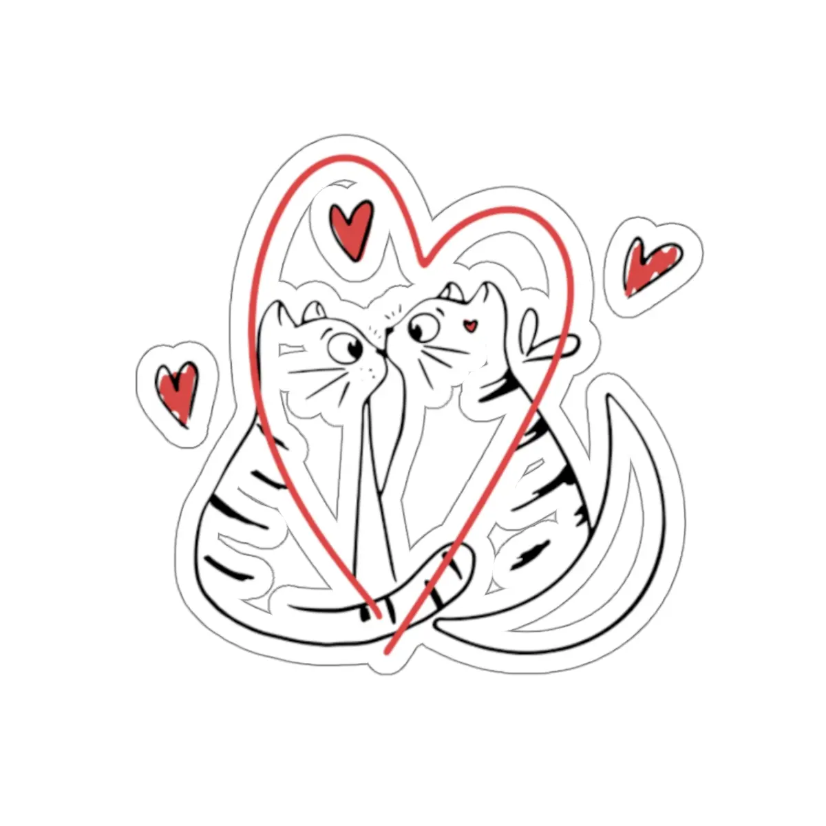 Cats Kiss-Cut Stickers