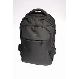 GloVoyage TransitPro Travel Backpack - Lightweight 2.0 lbs, 18" x 13" x 8" Design, Fits Laptops Up to 16", Multiple Compartments, Water-Resistant, Carry-On Friendly, Black