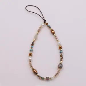 Faux Pearl Decorated Phone Chain, Fashionable Phone Lanyard, Multipurpose Phone Strap, Cell Phone Charm, Phone Sling for Women & Girls, Mobile Phone Decoration Accessories