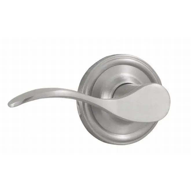 Weslock 212 MAIN Left-Hand Bordeaux Half Dummy Brass Cylindrical Door Lock - Satin Nickel, Concealed Screw, 1-Turn Unlock, Panic-Proof, Keyed Entry for Motorcycle Security, Aesthetic-Enhancing, Scratch-Preventing, Durable Lock Cylinder, Door Locks