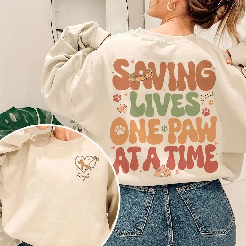 Custom Vet Tech Hoodie, Vet Med Sweatshirt, Animal Lover Tee