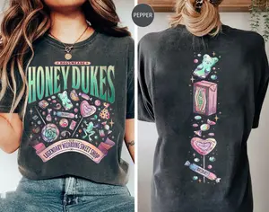 Wizard School Fandom Comfort Colors Shirt, Honey Dukes Legendary Wizarding Sweet Shop Shirt, gift for friend, Magic Candy Shop Tee, Bookish Shirt