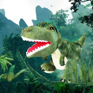 Dinosaur Hand Puppets Plush Toy, Dinosaur Stuffed Animal Cute Soft Plush Toy Birthday Gift Open Movable Mouth For Creative Role Play Toy