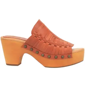 Dingo Womens Dreamweaver Studded Woven Platform Casual Sandals Casual Mid Heel 2-3" - Red Dingo Womens Dreamweaver Studded Woven Platform Casual Sandals Casual Mid Heel 2-3" - Red