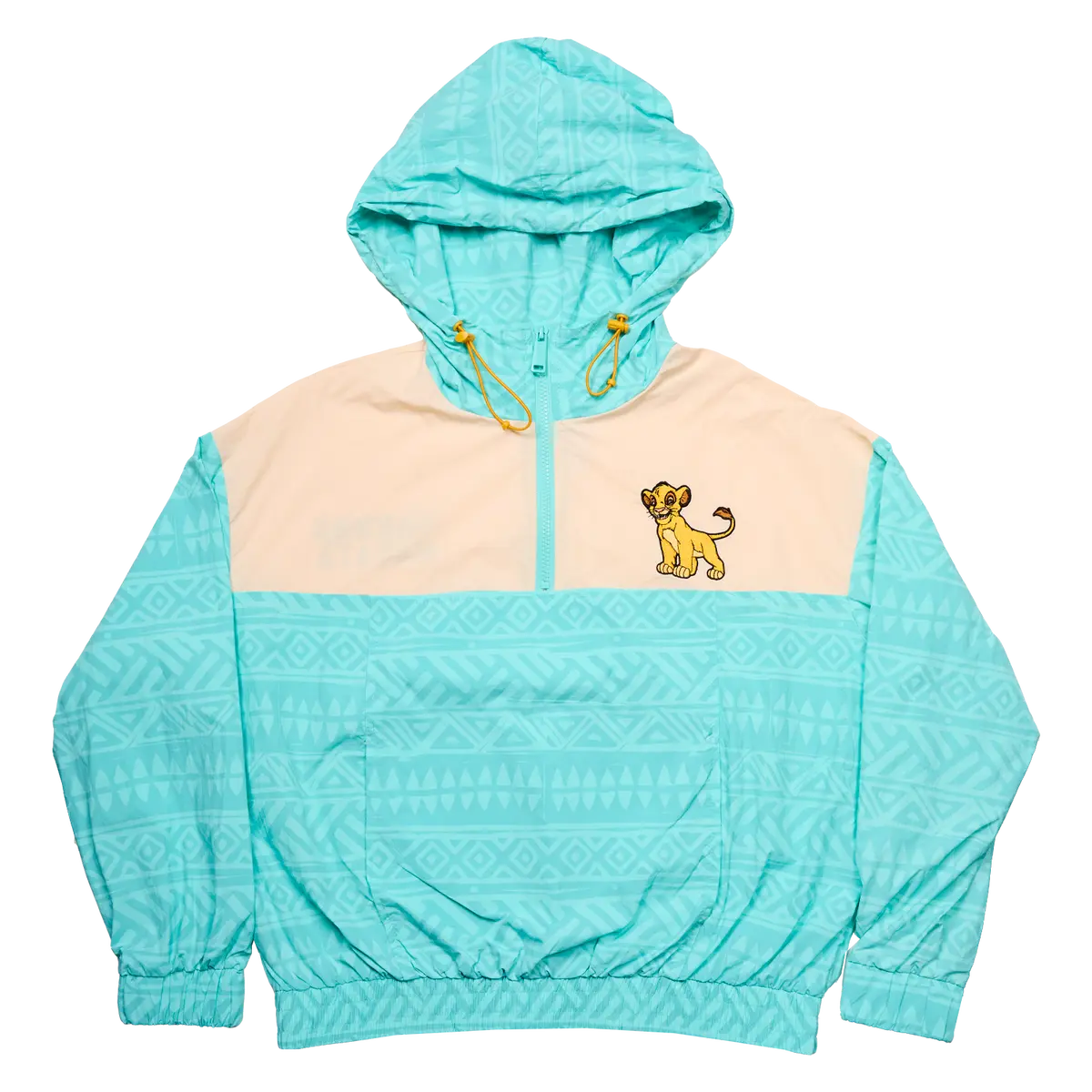 Lion King Simba Windbreaker Half Zip Unisex Hoodie