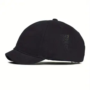 Unisex Baseball Cap - Shockproof & Slim Design, Durable Polyester Duckbill Hat for Outdoor Sun Protection, Casual Style with Golden Embroidery, Perfect for iPhone & for Samsung Users, Sun Protection Hat |     Stylish Headgear |     Shockproof Cap