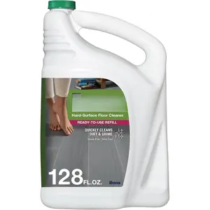 Multi-Surface Floor Cleaner Refill - 128 fl oz - Unscented - Refill for Bona Spray Mops and Spray Bottles - Residue-Free Floor Cleaning Solution for Stone, Tile, Laminate, and Vinyl Floors