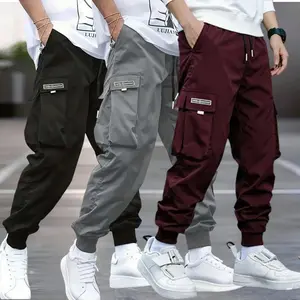 Multi-Pocket Cargo Joggers | Black Streetwear Techwear Bottoms