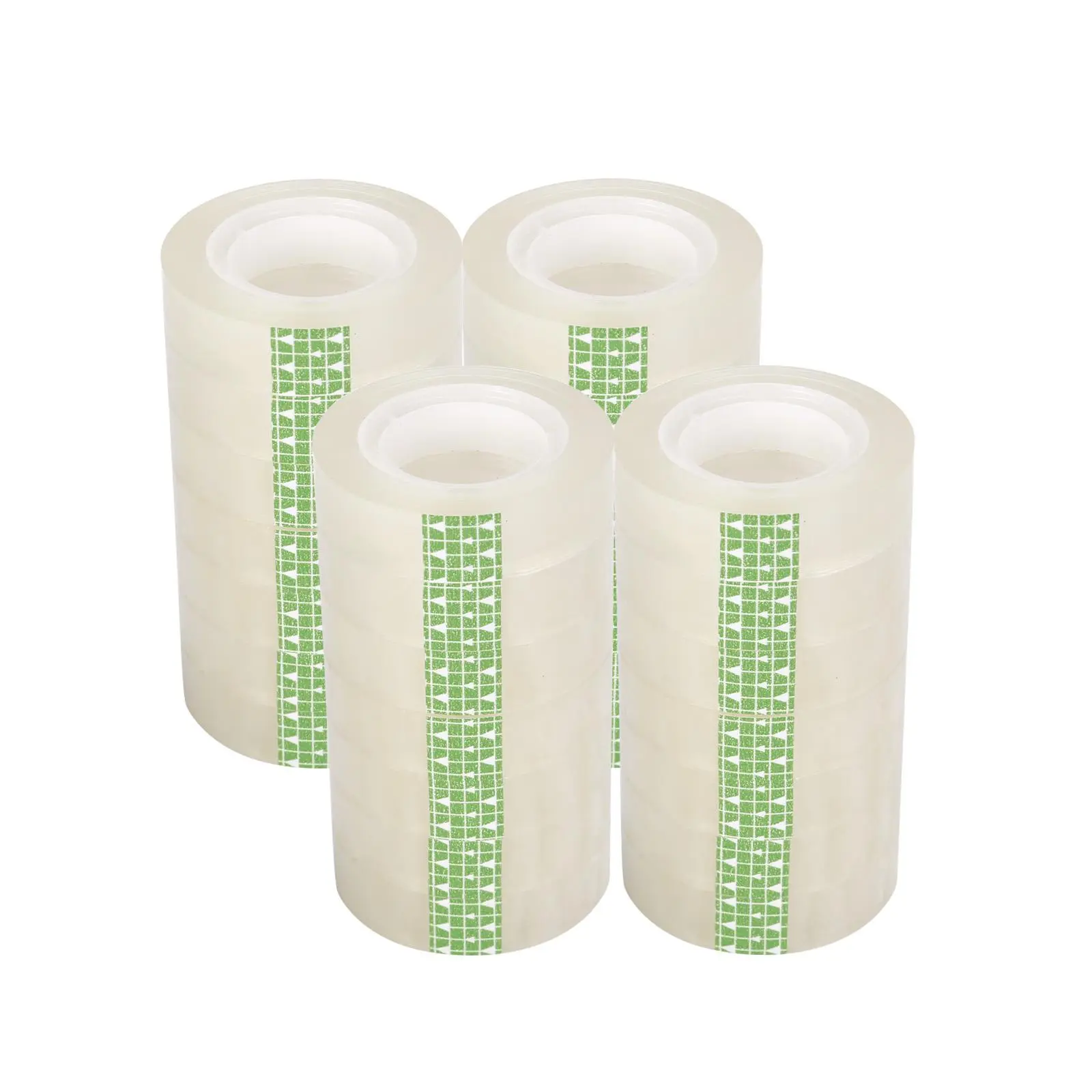 Clear Packaging Tape (12/24 Rolls), 1/2 Inch Wide 20m Long Tape, Gift Wrapping Tape, Transparent Adhesive Tape, Office Stationery & Supplies for Home School Office, Clear Packing Tape, Package Tape