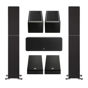 Definitive Technology Dymension Atmos Home Theater System - Bundle with (2) DM70 Towers, (1) DM10 Center Channel, (2) DM95 Rear Speakers and, (2) DM90 Atmos Speakers Audio Compact