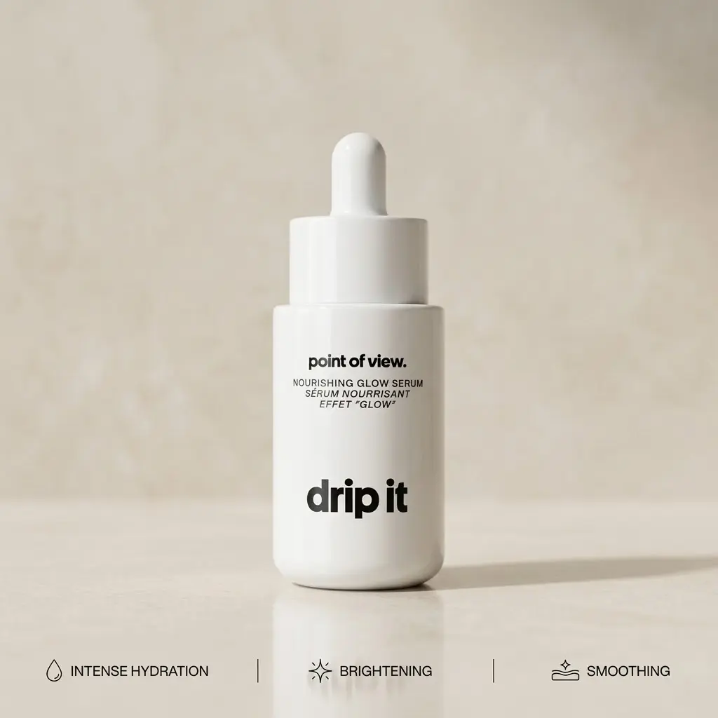 Drip It by Point of View: Nourishing Glow Serum Korean Dewy Niacinamide Vegan Moisturizer Radiant Moisture Hydrate Hydrating