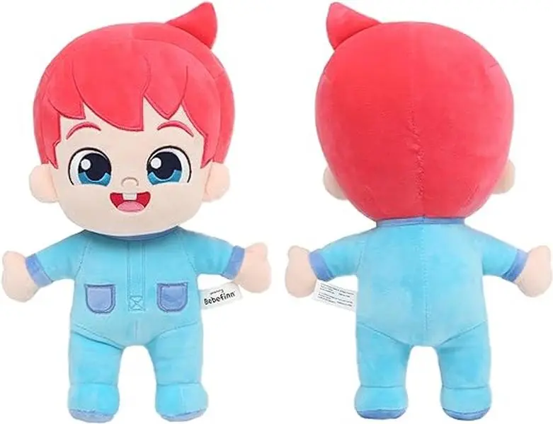 Pinkfong Bebefinn Plush Toy, 12-Inch Interactive Stuffed Doll, Ideal Pinkfong Gift for Babies and Toddlers 1-3, Premium Multisensory Experience, Child-Friendly Design, Machine Washable