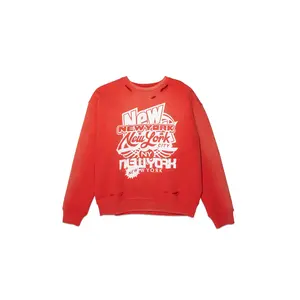 Purple brand (red hwt fleece crewneck)