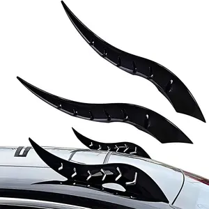 Dragon Horns Accessories for Car, Universal Devil Horns, Easy Installation, 3D Mecha-Style, Creative Exterior Decor, 1 Pair