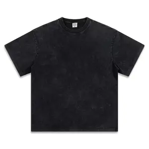 1/3 Pack Oversize T-Shirt, 8.5oz Max Heavyweight Unisex Gym Vintage T Shirts, Cotton Workout Acid Wash Baggy Tees