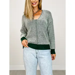 The Frieda Striped Knit Sweater