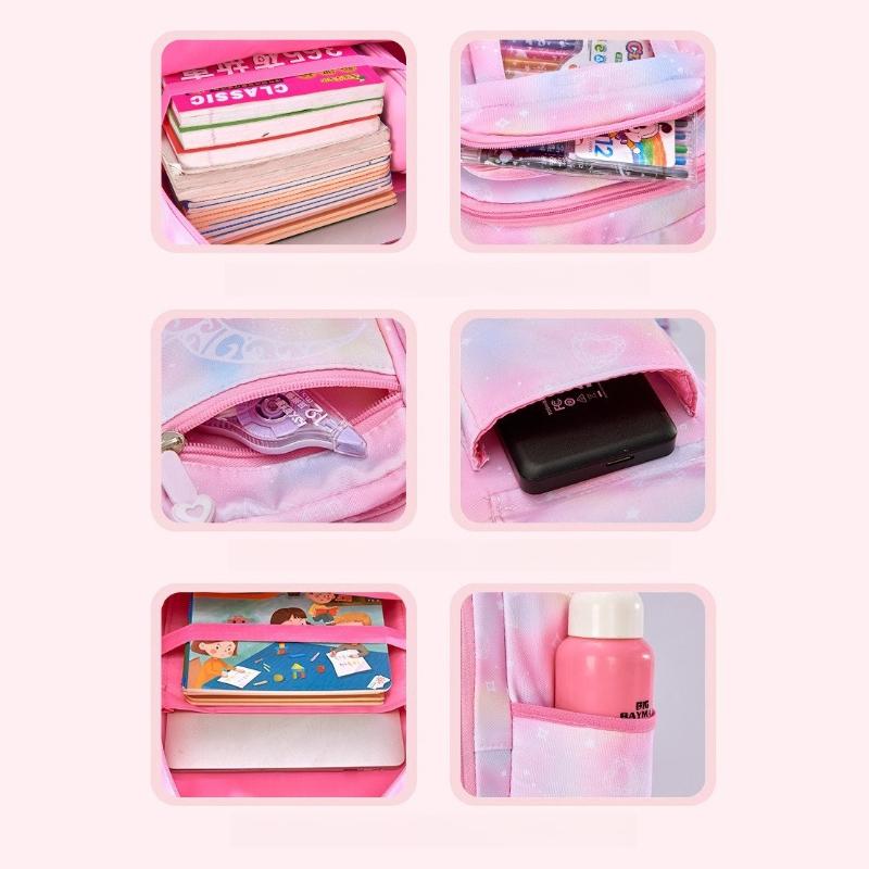 1 Piece Fantasy Princess Cute Cartoon Backpack, School Backpack, Casual Outdoor Bag, School Bag