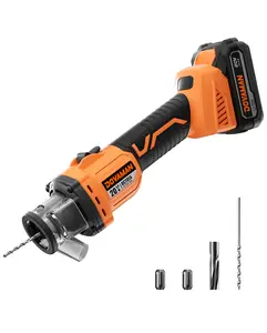 DOVAMAN 20V Cordless Cut out Tool with up to 98% Dust Collection Brushless Motor Tool-free Bit Change Depth Adjustable, LED & Carry Bag DCT01A,#Summervibes