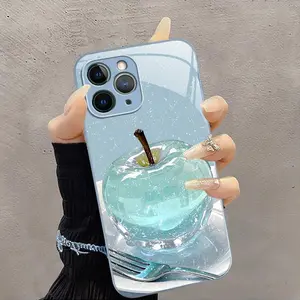 Dreamy Crystal Apple iPhone Case Sparkling Aesthetic Protective Cover, Compatible with iPhone【iPhone 11 Pro Max】666