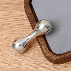 Stainless Steel Silver Color Finger Exercise High-Speed Stress Relief Toy, Fidget Gadget, Durable Joint Design, Perfect Gift for Friends and Classmates, Steel Finger Slider, Stress Relief Gadgets