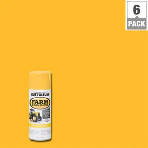 Rustoleum 280144 Farm Paint, New Holland Yellow - 12 oz