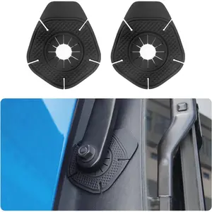 2PCS Windshield Wipers Hole Dust Cover, Premium Silicone Wiper Blades Hole Protection Device Prevents Blockage, Universal Automotive Exterior Accessories For Car,Truck,SUV (Black)