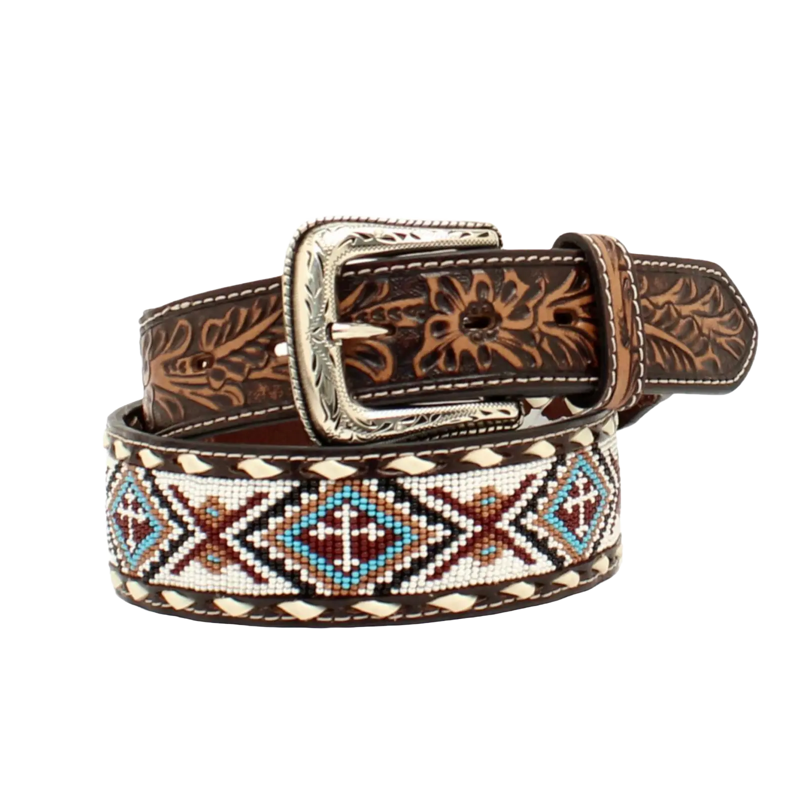 Nocona Men's Aztec Beaded Western Belt N210005505
