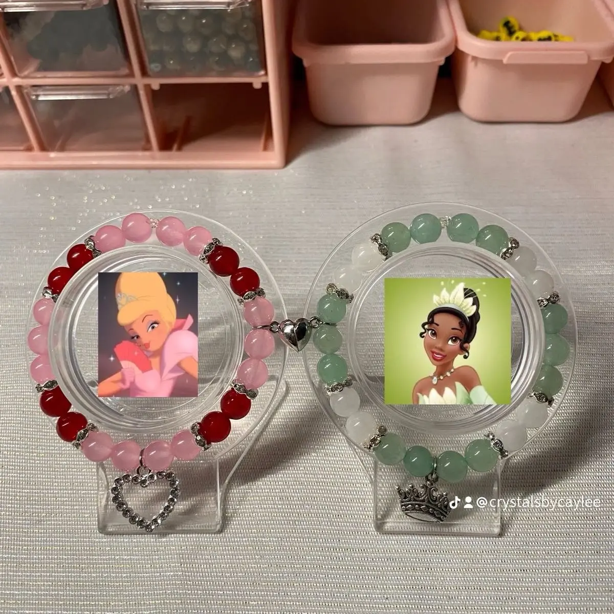 Lottie x Tiana friendship best friend matching bracelets