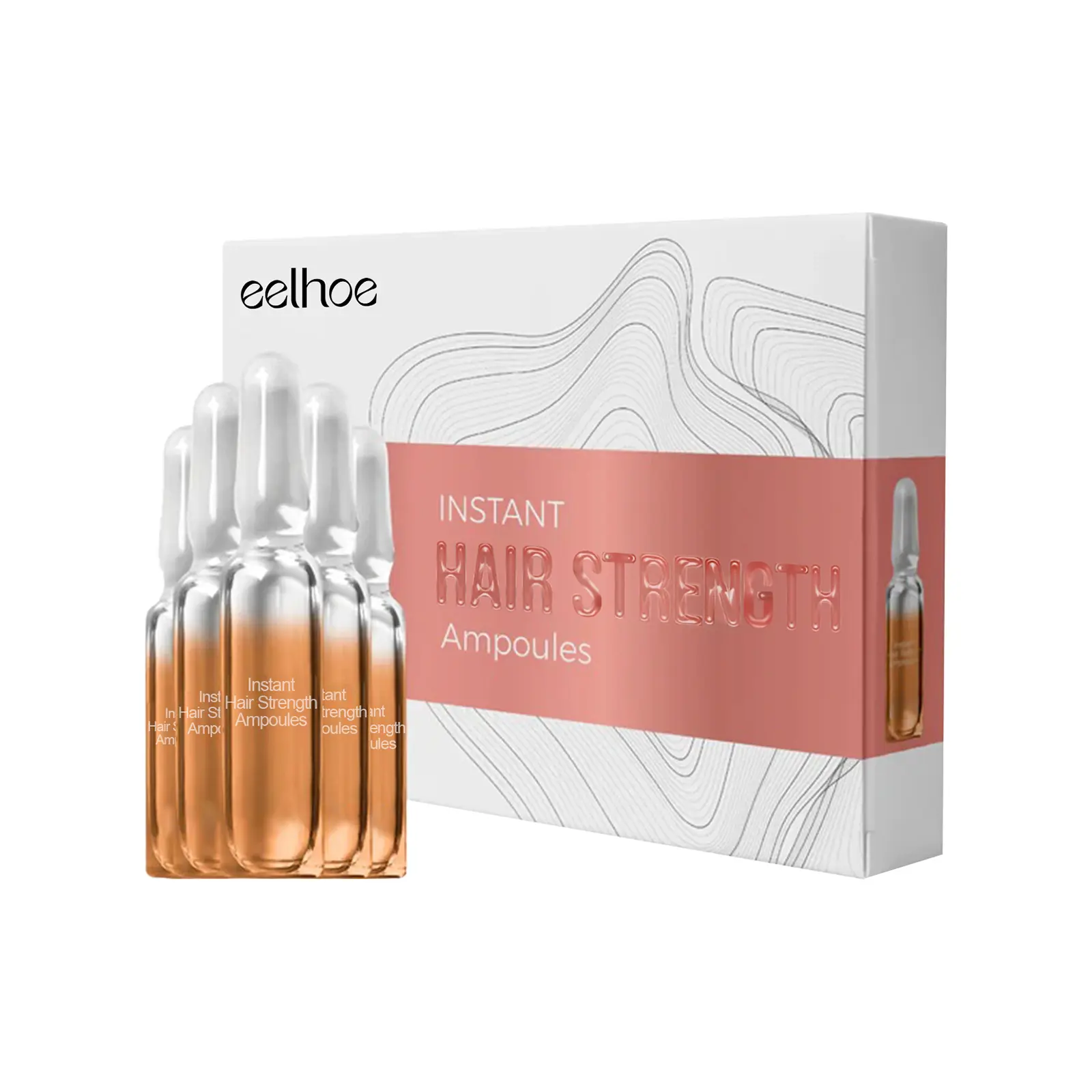 Hair Ampoule Serum, ampollas para el crecimiento del cabello, Hair Regrowth Oil, Repairs and Promotes Hair Growth, Hair Strength Ampoule