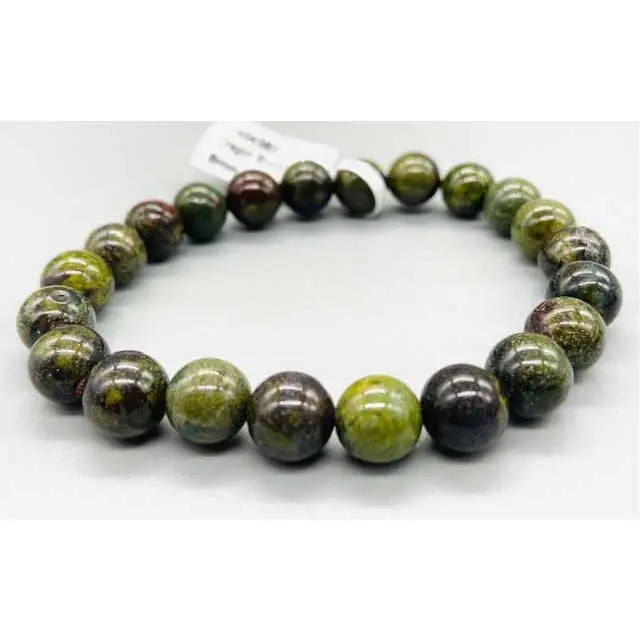 Dragon Blood Jasper Bracelet — 8mm for Courage and Vitality