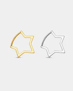 Star Clicker Titanium Nostril Ring