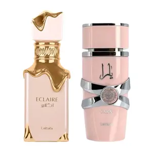 (2pc Bundle Pack) Yara + Eclaire by Lattafa EDP Spray, 3.4oz