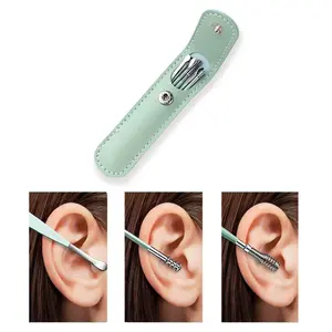 6pcs Portable Professional Earwax Remover Set, Spring Earwax Cleaner Tool Kit, Convenient Ear Cleaning Solution, Ideal for Daily Care, Earwax Removal Kit